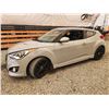 Image 1 : 2013 HYUNDAI VELOSTER, GREY, 128951 KMS, FRONT WHEEL DRIVE. - D159253