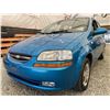 Image 2 : 2008 CHEVY AVEO, BLUE, 124547 KMS, FRONT WHEEL DRIVE. - B263346