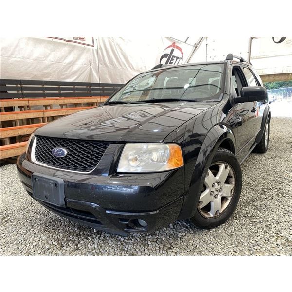 2006 FORD FREESTYLE, BLACK, TMU KMS, ALL WHEEL DRIVE. - BA43837