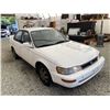 Image 9 : 1995 TOYOTA COROLLA, WHITE, 169489 KMS, FRONT WHEEL DRIVE. - D087777