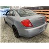 Image 21 : 2008 PONTIAC G6, BLUE, 157701 KMS, FRONT WHEEL DRIVE. - D104863