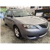 Image 8 : 2004 MAZDA MAZDA 3, GREY, 229975 KMS, FRONT WHEEL DRIVE. - D107596
