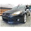 Image 2 : 2012 FORD FOCUS TITANIUM, BLACK, 225874 KMS, FRONT WHEEL DRIVE. - D368507