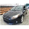 Image 3 : 2012 FORD FOCUS TITANIUM, BLACK, 225874 KMS, FRONT WHEEL DRIVE. - D368507