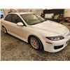 Image 9 : 2006 MAZDA 6, WHITE, 105448 TMU MILES , FRONT WHEEL DRIVE. - D104293