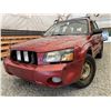 Image 1 : 2003 SUBARU FORESTER, RED, 273023 KMS, ALL WHEEL DRIVE. - B765153