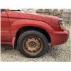 Image 25 : 2003 SUBARU FORESTER, RED, 273023 KMS, ALL WHEEL DRIVE. - B765153