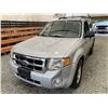 Image 3 : 2008 FORD ESCAPE, SILVER, 173494 KMS, FRONT WHEEL DRIVE. - BA65184