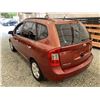 Image 21 : 2007 KIA RONDO, RED, 124323 KMS, FRONT WHEEL DRIVE. - B098089