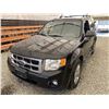Image 3 : 2009 FORD ESCAPE XLG, BLACK, 266256 KMS, FOUR WHEEL DRIVE. - DB07322