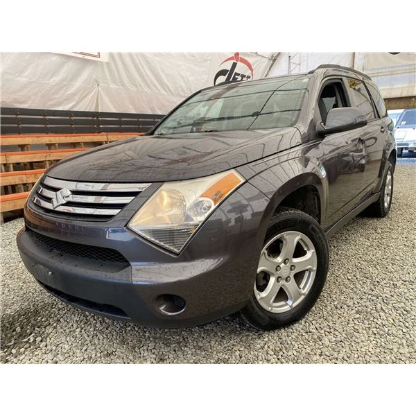 2008 SUZUKI XL7, GREY / PURPLE, TMU KMS, ALL WHEEL DRIVE. - D107537