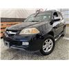 Image 1 : 2006 ACCURA MDX, BLACK, 290246 KMS, ALL WHEEL DRIVE. - D001295