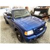Image 10 : 2007 FORD RANGER, BLUE, 259910 KMS, REAR WHEEL DRIVE. - DA57596