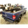 Image 15 : 2007 FORD RANGER, BLUE, 259910 KMS, REAR WHEEL DRIVE. - DA57596