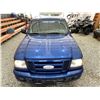 Image 7 : 2007 FORD RANGER, BLUE, 259910 KMS, REAR WHEEL DRIVE. - DA57596