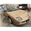 Image 9 : 1999 PONTIAC SUNFIRE, GOLD, 160757 KMS, FRONT WHEEL DRIVE. NO RESERVE. - P520130