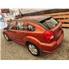 Image 21 : 2008 DODGE CALIBER, ORANGE, 133042 KMS, FRONT WHEEL DRIVE. - J702038