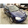 Image 10 : 2008 VW RABBIT, BLUE, 265748 KMS, FRONT WHEEL DRIVE. - B298755