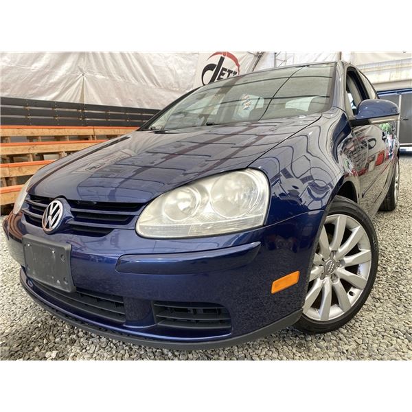 2008 VW RABBIT, BLUE, 265748 KMS, FRONT WHEEL DRIVE. - B298755