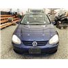 Image 6 : 2008 VW RABBIT, BLUE, 265748 KMS, FRONT WHEEL DRIVE. - B298755