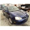 Image 9 : 2008 VW RABBIT, BLUE, 265748 KMS, FRONT WHEEL DRIVE. - B298755