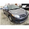 Image 8 : 2013 TOYOTA COROLLA, GREY, 168379 KMS, FRONT WHEEL DRIVE. - D924350