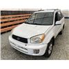 Image 3 : 2001 TOYOTA RAV 4, WHITE, 377699 KMS, ALL WHEEL DRIVE. - B028499