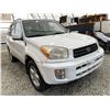 Image 8 : 2001 TOYOTA RAV 4, WHITE, 377699 KMS, ALL WHEEL DRIVE. - B028499