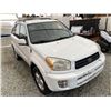 Image 9 : 2001 TOYOTA RAV 4, WHITE, 377699 KMS, ALL WHEEL DRIVE. - B028499