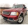 Image 1 : 2003 FORD EXPLORER, RED, 173474 KMS, FOUR WHEEL DRIVE. - DA07980