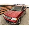 Image 4 : 2003 FORD EXPLORER, RED, 173474 KMS, FOUR WHEEL DRIVE. - DA07980
