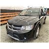 Image 3 : 2012 DODGE JOURNEY, BLACK, 156320 KMS, "NO RESERVE" FRONT WHEEL DRIVE. - D320353