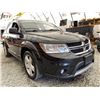 Image 8 : 2012 DODGE JOURNEY, BLACK, 156320 KMS, "NO RESERVE" FRONT WHEEL DRIVE. - D320353