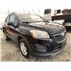 Image 8 : 2015 CHEVY TRAX, BLACK, 267694 KMS, ALL WHEEL DRIVE. - D125719