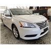 Image 8 : 2015 NISSAN SENTRA, WHITE, 173595 KMS, FRONT WHEEL DRIVE. - D629906