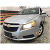 Image 1 : 2011 CHEVY CRUZE, SILVER, 199945 KMS, NO RESERVE!!! FRONT WHEEL DRIVE. - D110122