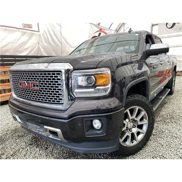 2015 GMC 1500 DENALI, GREY, 185585 KMS, 4X4. - D452312