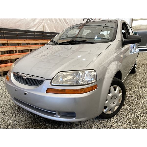 2006 SUZUKI SWIFT, SILVER, 132315 KMS, NO RESERVE - D643303