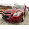 Image 2 : 2011 CHEVROLET MALIBU, RED, 182236 KMS, REPO UNIT - D171382