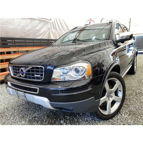 2012 VOLVO XC 90, BLACK, 102318 KMS, AWD  ,NO RESERVE - D619715