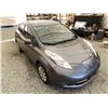 Image 10 : 2016 NISSAN LEAF, GREY, 20724 MILES, NO RESERVE. - D306575