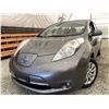 Image 1 : 2016 NISSAN LEAF, GREY, 20724 MILES, NO RESERVE. - D306575