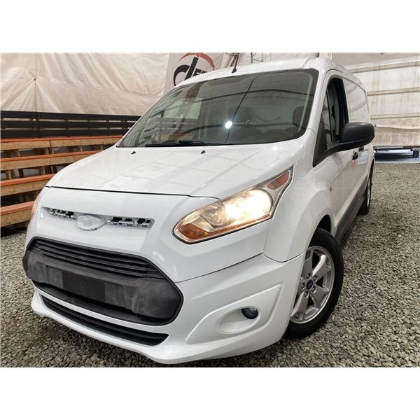 2017 FORD TRANSIT, WHITE, 188631 KMS, FRONT WHEEL DRIVE. - D319976