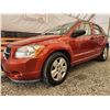 Image 2 : 2008 DODGE CALIBER, ORANGE, 133042 KMS, FRONT WHEEL DRIVE. - J702038