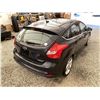 Image 16 : 2012 FORD FOCUS TITANIUM, BLACK, 225874 KMS, NO RESERVE. - D368507