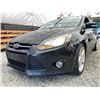 Image 2 : 2012 FORD FOCUS TITANIUM, BLACK, 225874 KMS, NO RESERVE. - D368507