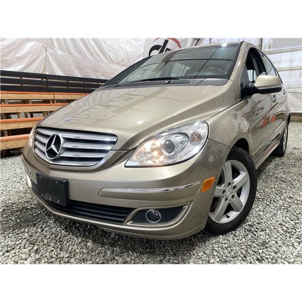 2006 MERCEDES-BENZ B 2000, BROWN, 117145 KMS, FRONT WHEEL DRIVE. - D082988