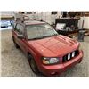 Image 10 : 2003 SUBARU FORESTER, RED, 273023 KMS, ALL WHEEL DRIVE. - B765153