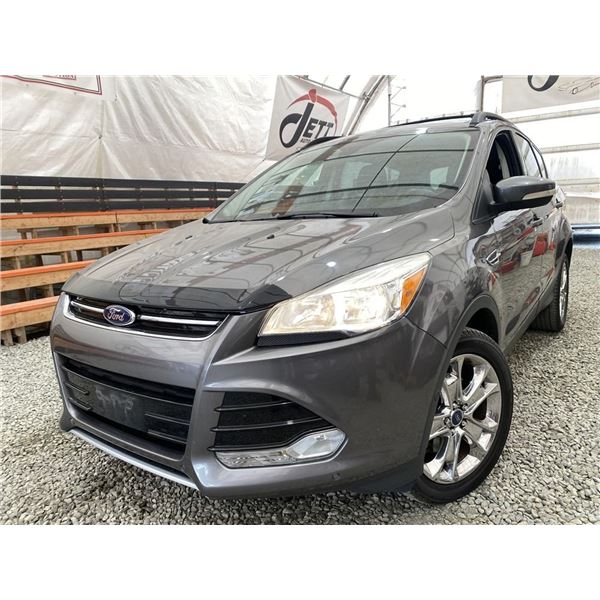 2013 FORD ESCAPE, GREY, 191413 KMS, ALL WHEEL DRIVE. - DD28169