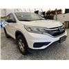 Image 8 : 2016 HONDA CRV, WHITE, 328318 KMS, FOUR WHEEL DRIVE. - P104277